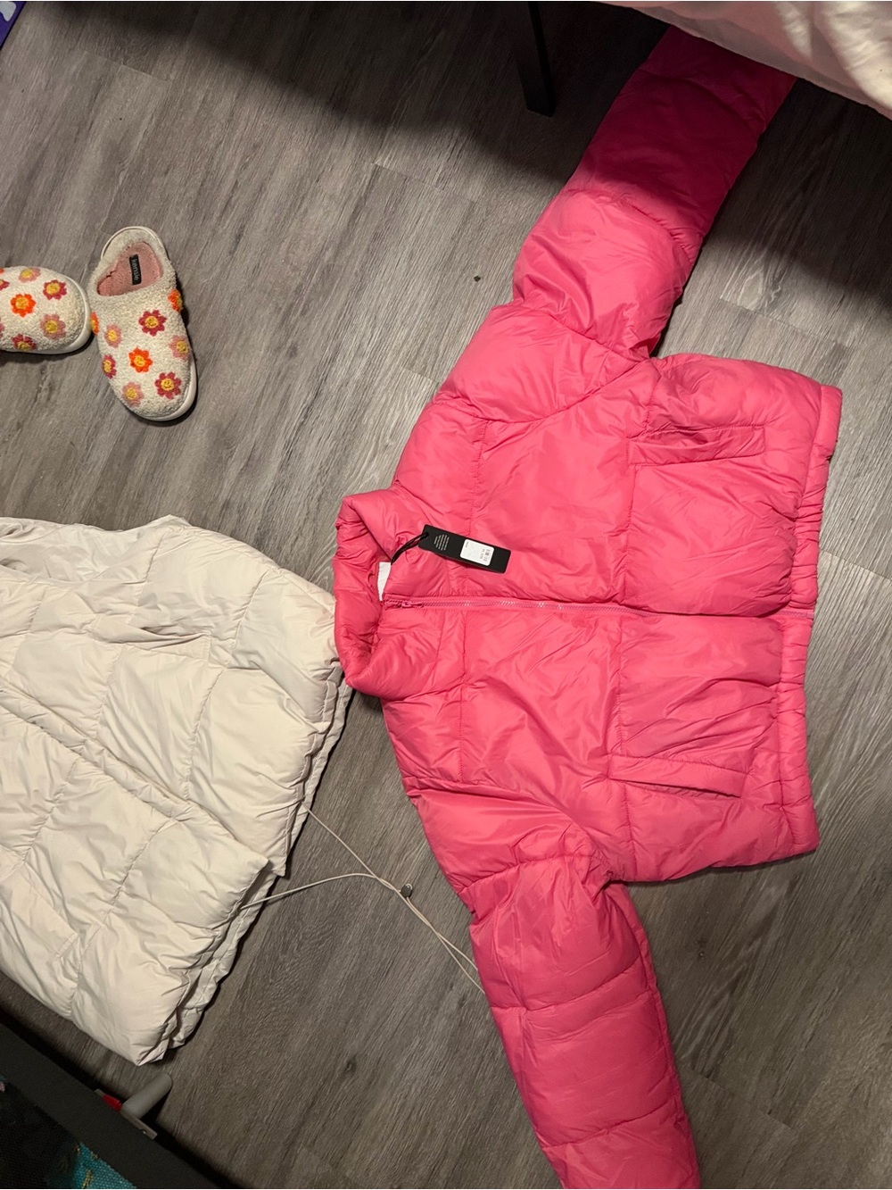 Fashion Nova Pink Puffer Jacket
